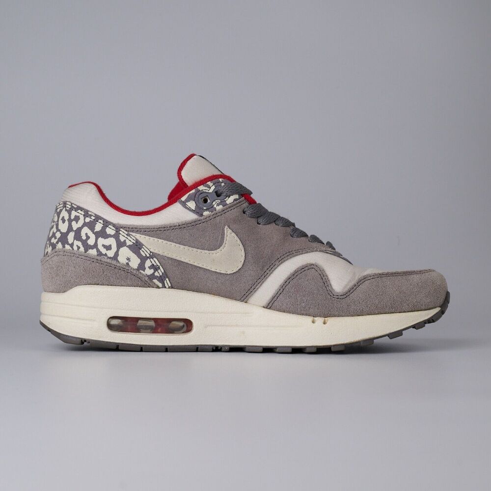 Women's Vintage Nike Air Max 1 Leopard Pack 2012 Running Shoes 319986-099 sz 8 - Picture 3 of 13